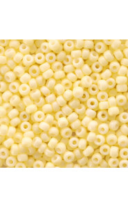 Miyuki rocailles Perlen 8/0 - Duracoat opaque light lemon ice 8-4451
